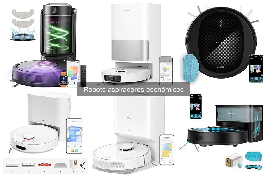 Comparativa de robots aspiradores económicos más vendidos