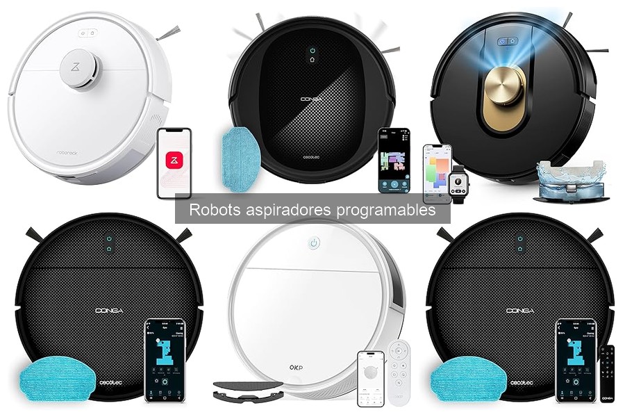 Comparativa de Robots Aspiradores Programables: Cecotec, OKP y DREAME