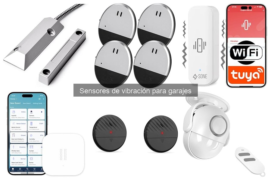 Comparativa de sensores de vibración para garajes: marcas y modelos