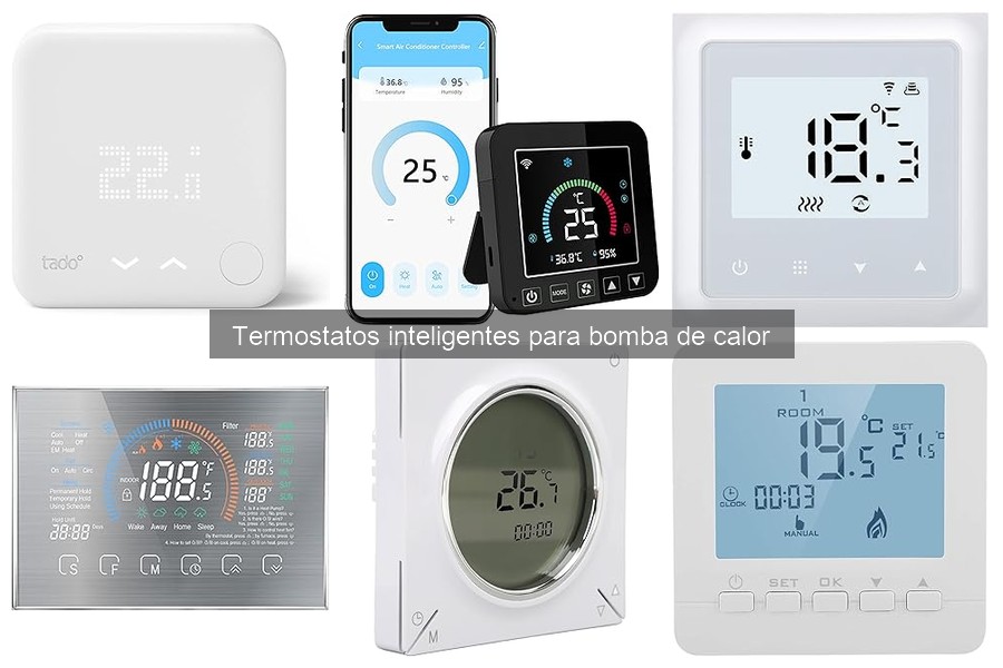 Comparativa de termostatos inteligentes para bombas de calor