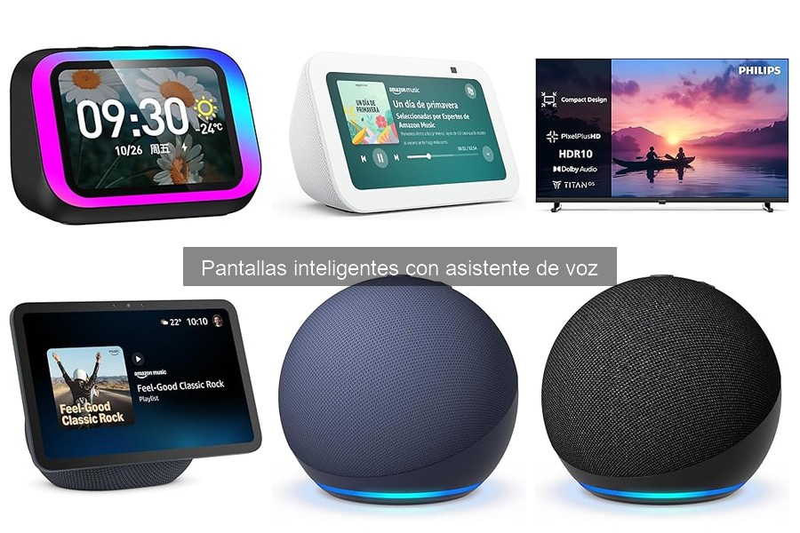 Compra pantallas inteligentes con asistente de voz al mejor precio
