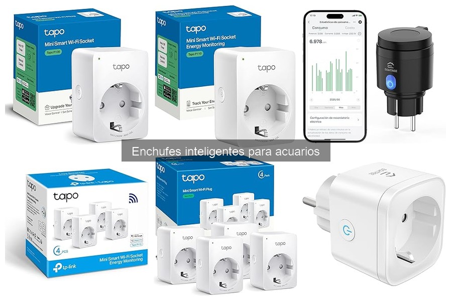 Conoce los enchufes inteligentes para acuarios