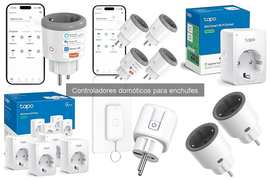 Controladores domóticos para enchufes en sistemas de seguridad