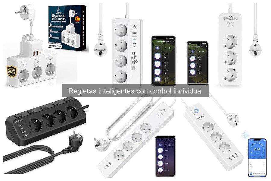 Descubre las regletas inteligentes con control individual