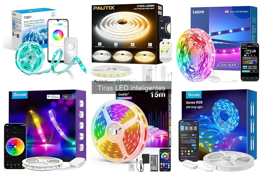 Diferencias entre tiras LED RGB y blancas inteligentes
