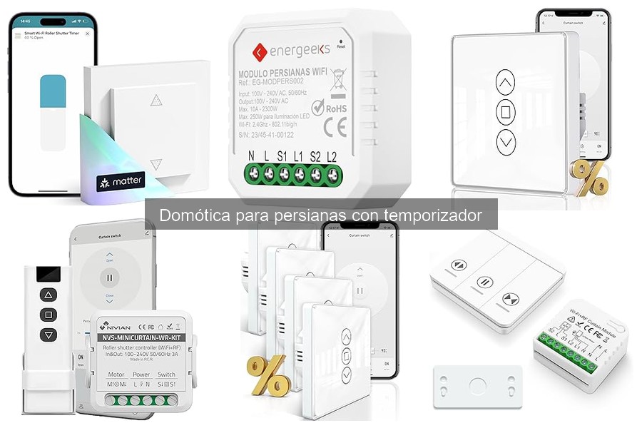 Domótica para Persianas con Temporizador: ¿Qué es y beneficios?