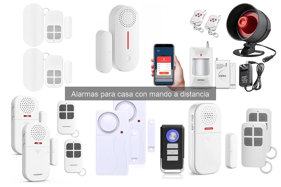 Dónde comprar alarmas para casa con mando a distancia