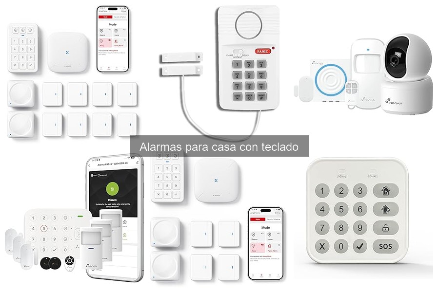 Dónde comprar alarmas para casa con teclado fácilmente