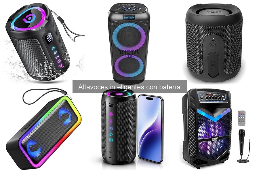 Dónde comprar altavoces inteligentes con batería al mejor precio