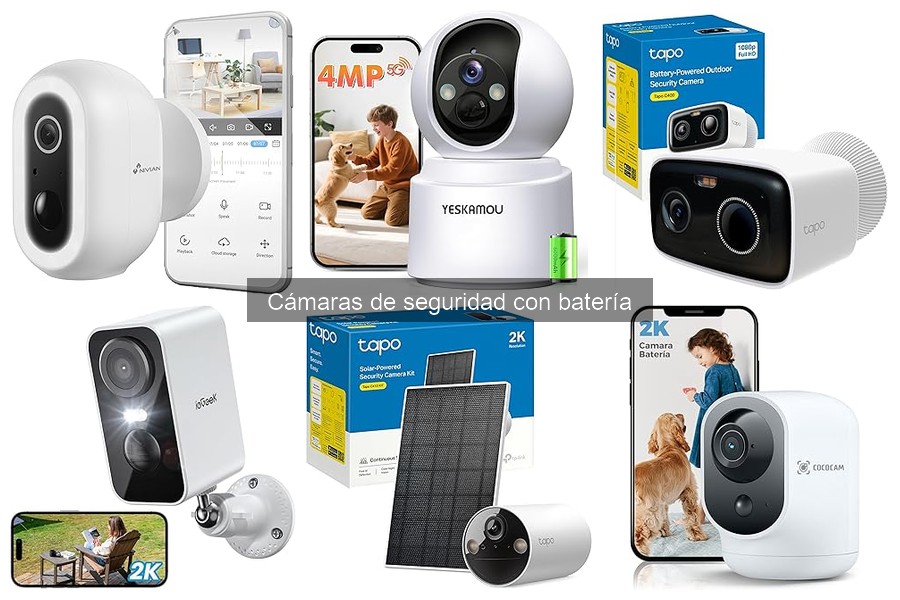 Dónde comprar cámaras de seguridad con batería al mejor precio