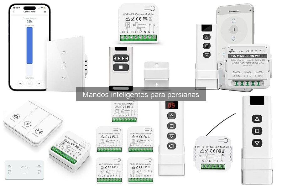Dónde comprar mandos inteligentes para persianas: Mejores opciones