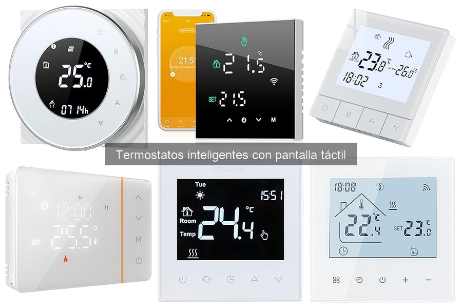 Dónde comprar termostatos inteligentes con pantalla táctil baratos