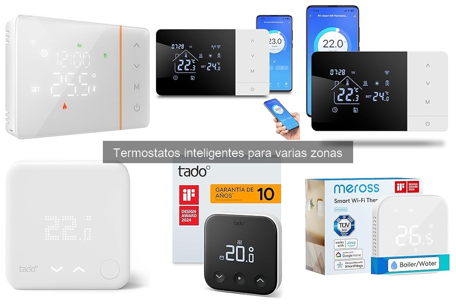 Dónde comprar termostatos inteligentes para varias zonas baratos