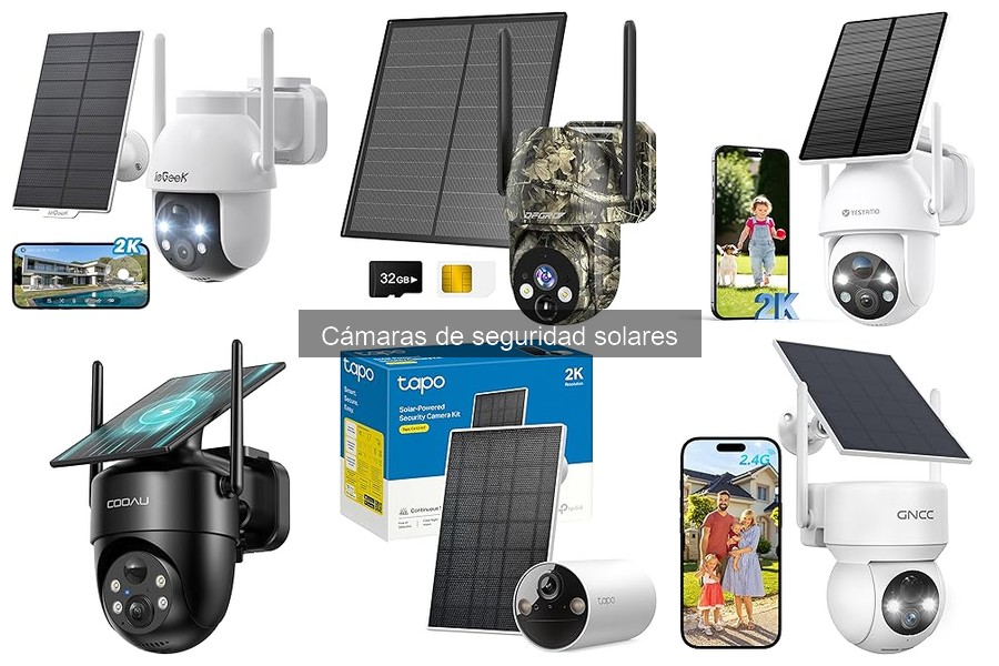 Efectividad de cámaras de seguridad solares en climas extremos