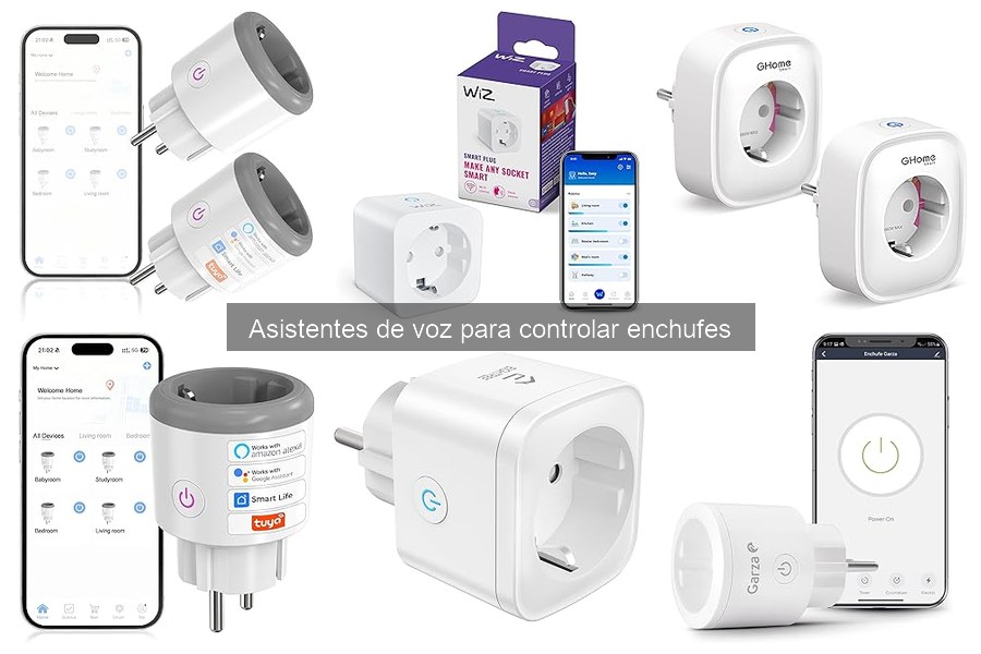 Funcionamiento de Asistentes de Voz con Enchufes Inteligentes