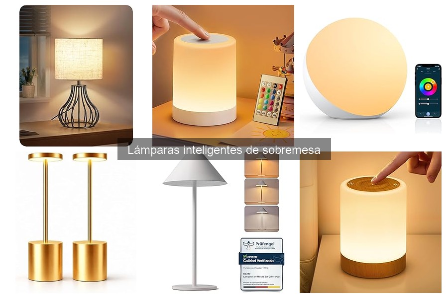 Funciones avanzadas de lámparas inteligentes de sobremesa