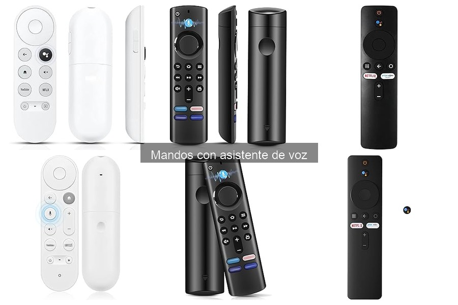 Funciones avanzadas de mandos con asistente de voz para TV