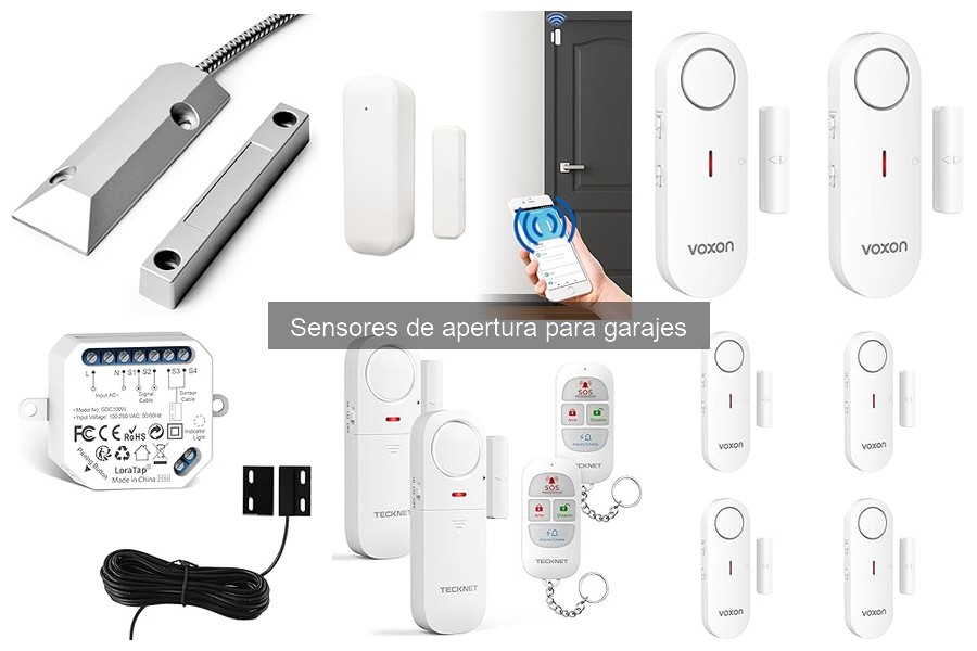 Guía de compra de sensores de apertura para garajes