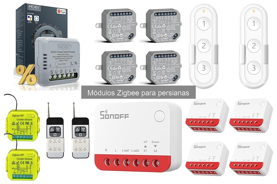 Guía para elegir el mejor módulo Zigbee para persianas