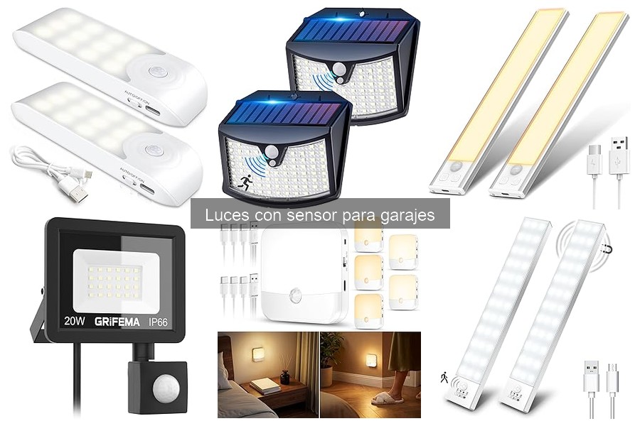 Guía para elegir luces con sensor para garajes