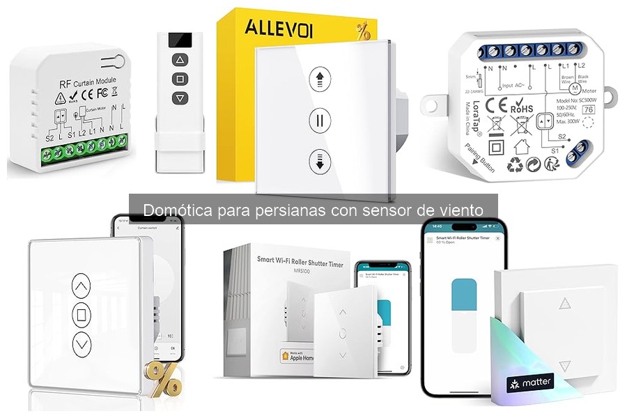Impacto ambiental de las persianas automáticas con sensor de viento