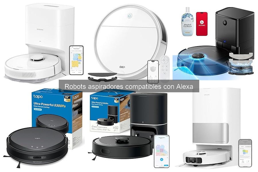 Innovadoras funciones de robots aspiradores compatibles con Alexa