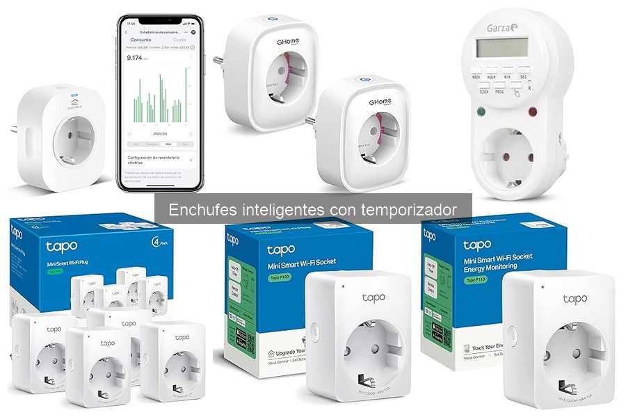 Integración de enchufes inteligentes con temporizador en domótica