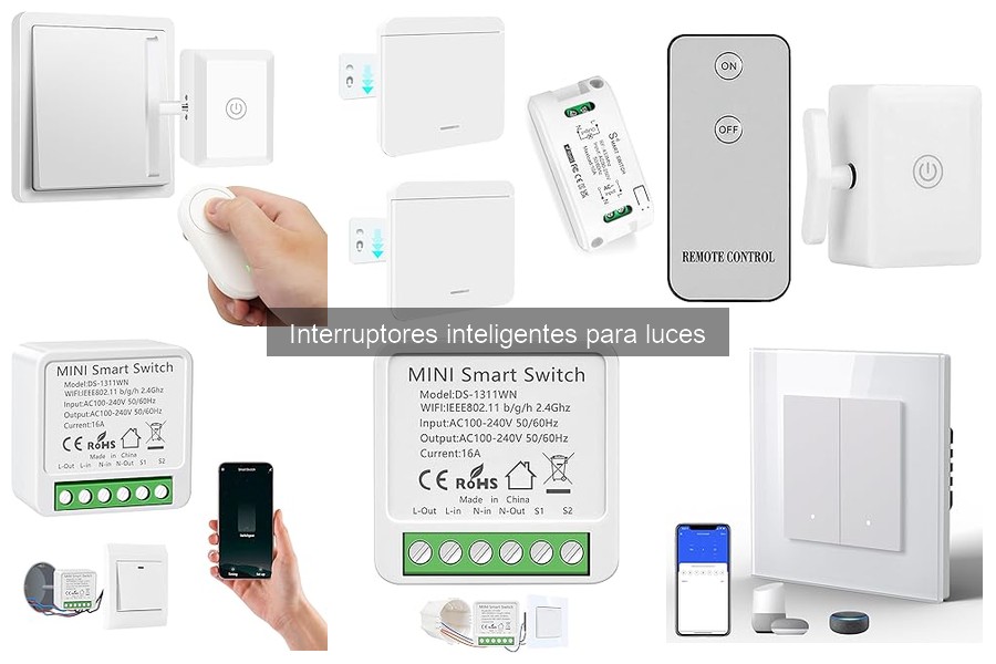 Interruptores inteligentes compatibles con Amazon Alexa