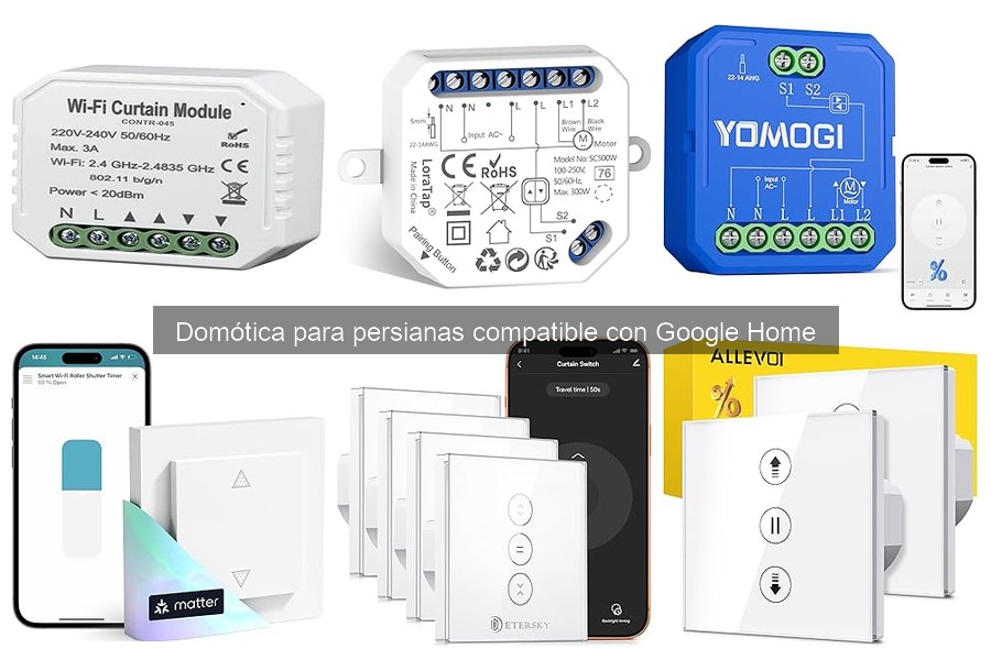 Mantenimiento de persianas automáticas con Google Home