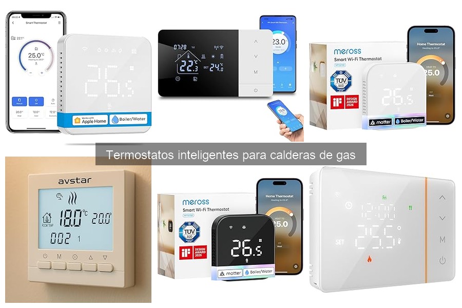 Mantenimiento de termostatos inteligentes para calderas de gas
