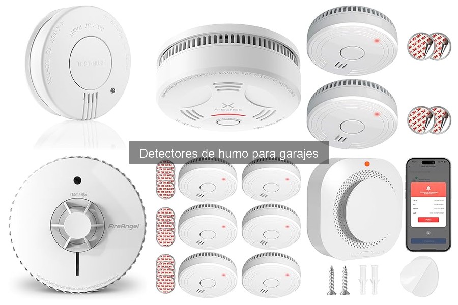 Mantenimiento y limpieza de detectores de humo en garajes