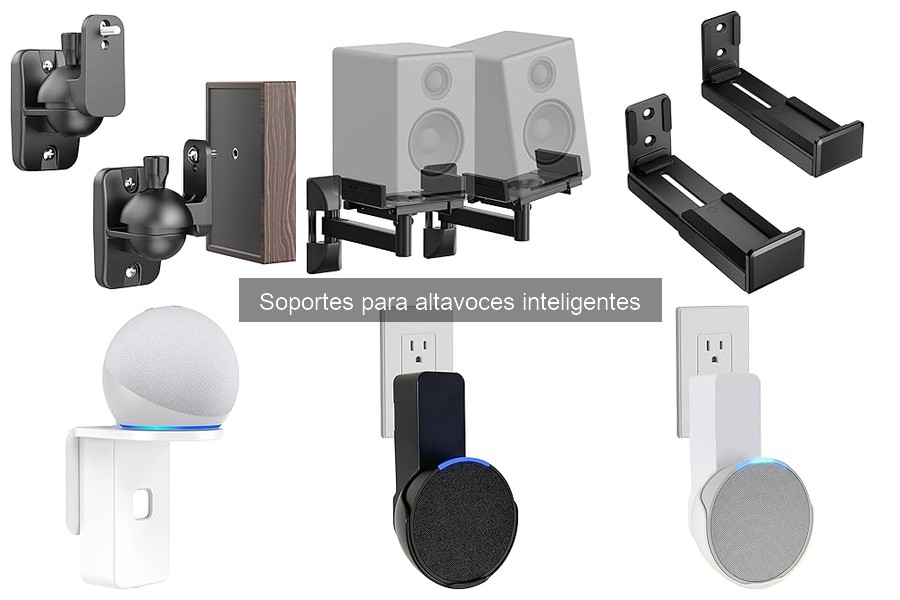 Materiales en soportes para altavoces inteligentes