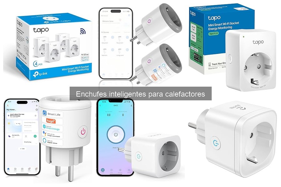 Mejora el uso de enchufes inteligentes para calefactores en invierno
