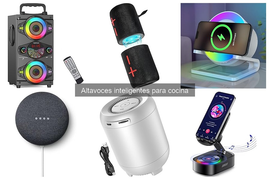 Mejores accesorios para altavoces inteligentes en la cocina