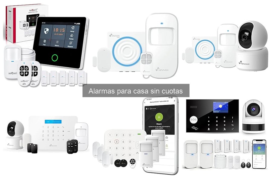 Mejores alarmas para casa sin cuotas en 2023
