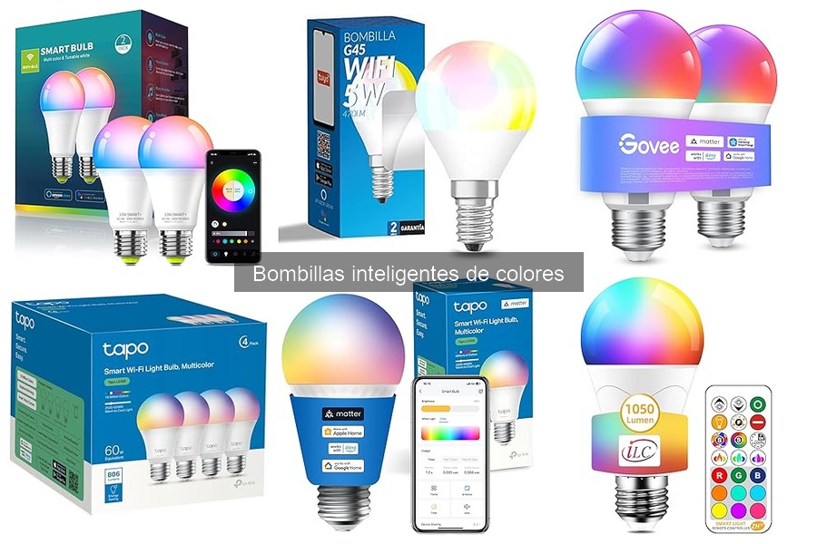 Mejores bombillas inteligentes de colores para el hogar