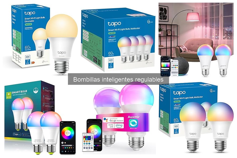 Mejores bombillas inteligentes regulables para casas pequeñas