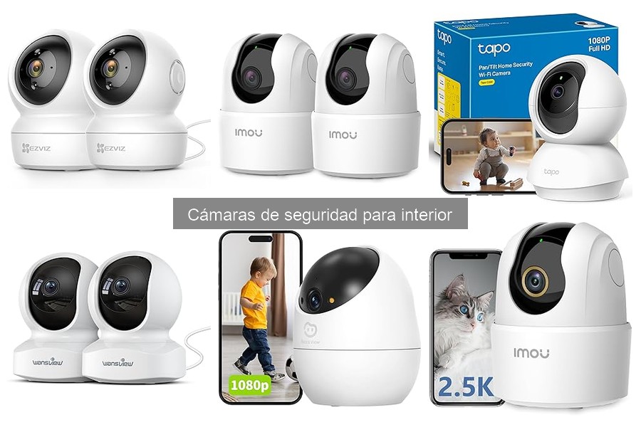Mejores cámaras de seguridad para interiores en 2024