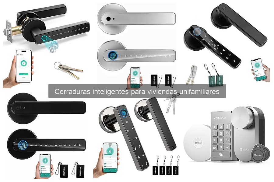 Mejores cerraduras inteligentes para viviendas unifamiliares