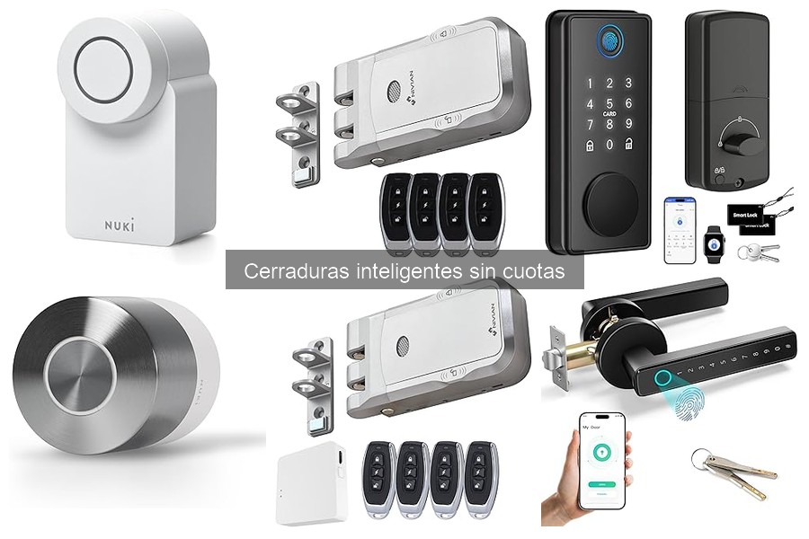 Mejores cerraduras inteligentes sin cuotas para tu hogar