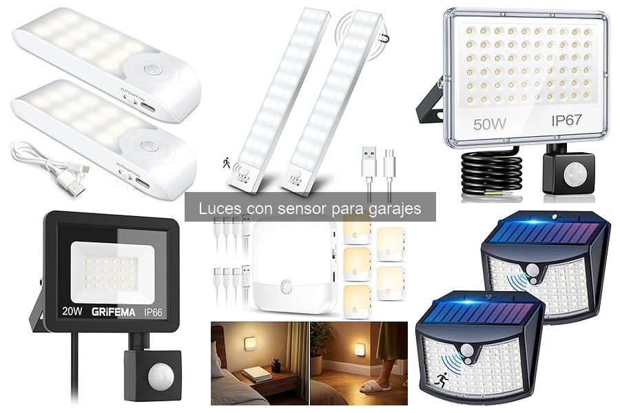 Mejores luces con sensor para garajes en 2023