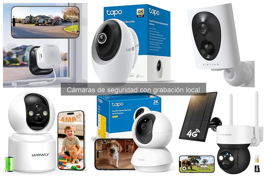 Mejores marcas de cámaras de seguridad con grabación local