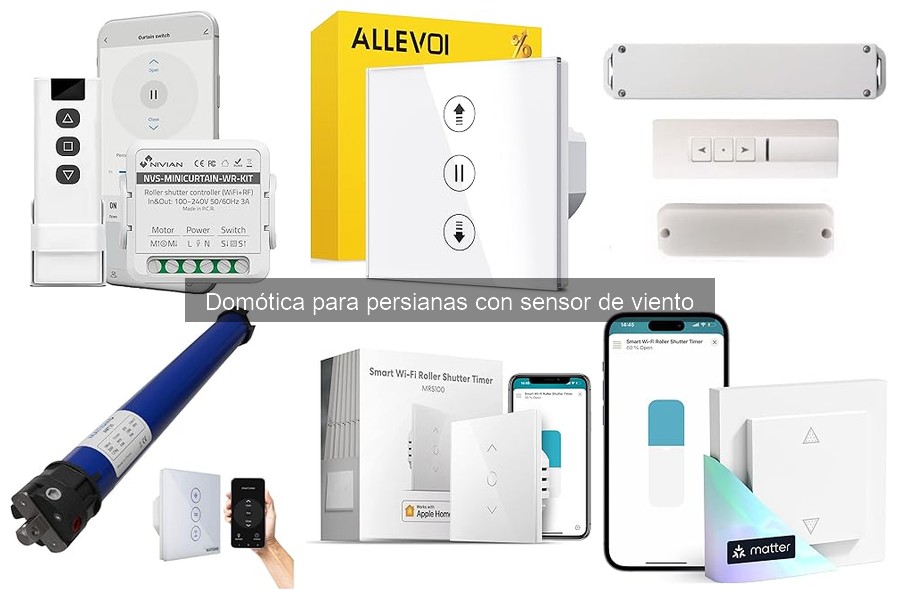 Mejores persianas automáticas con sensor de viento