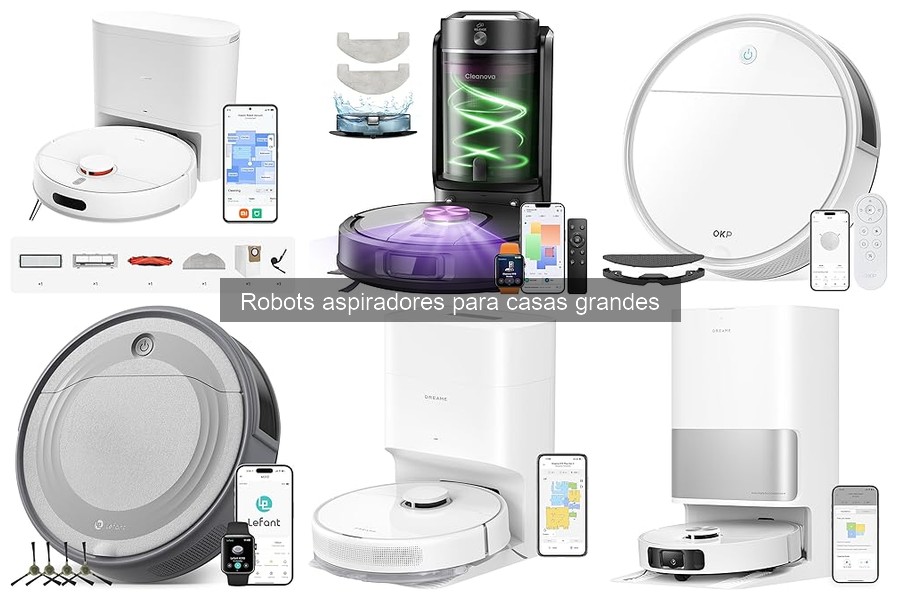 Mejores robots aspiradores calidad-precio para casas grandes