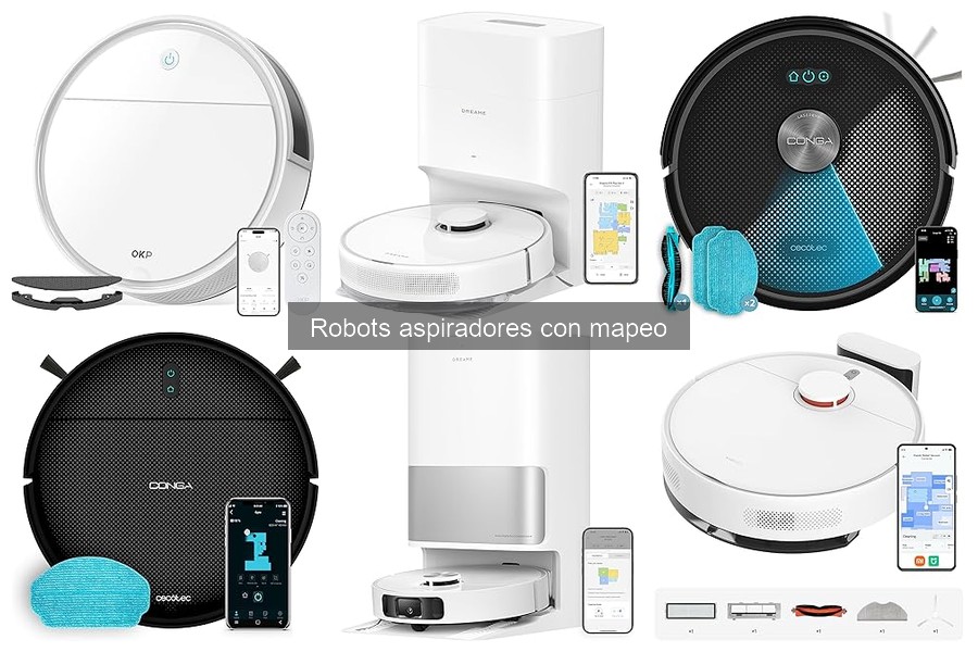 Mejores robots aspiradores con mapeo para espacios pequeños