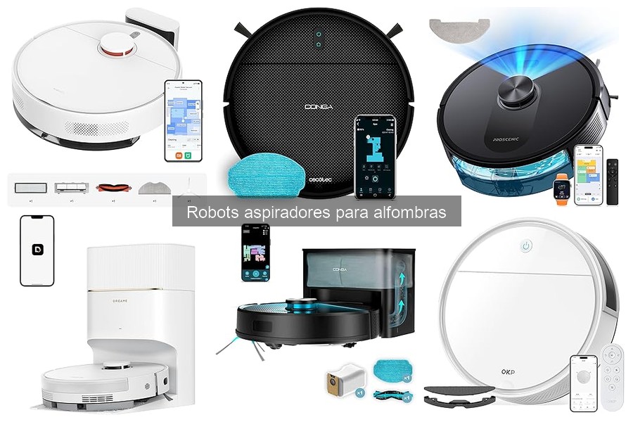 Mejores robots aspiradores para alfombras en 2023