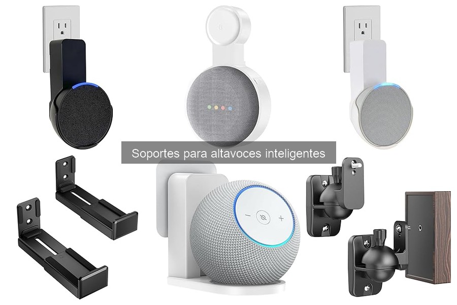 Mejores soportes para altavoces inteligentes según el modelo