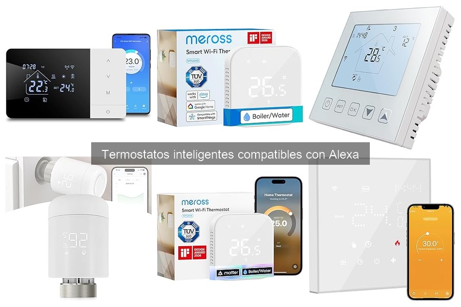 Mejores termostatos inteligentes bajo 100 euros compatibles con Alexa