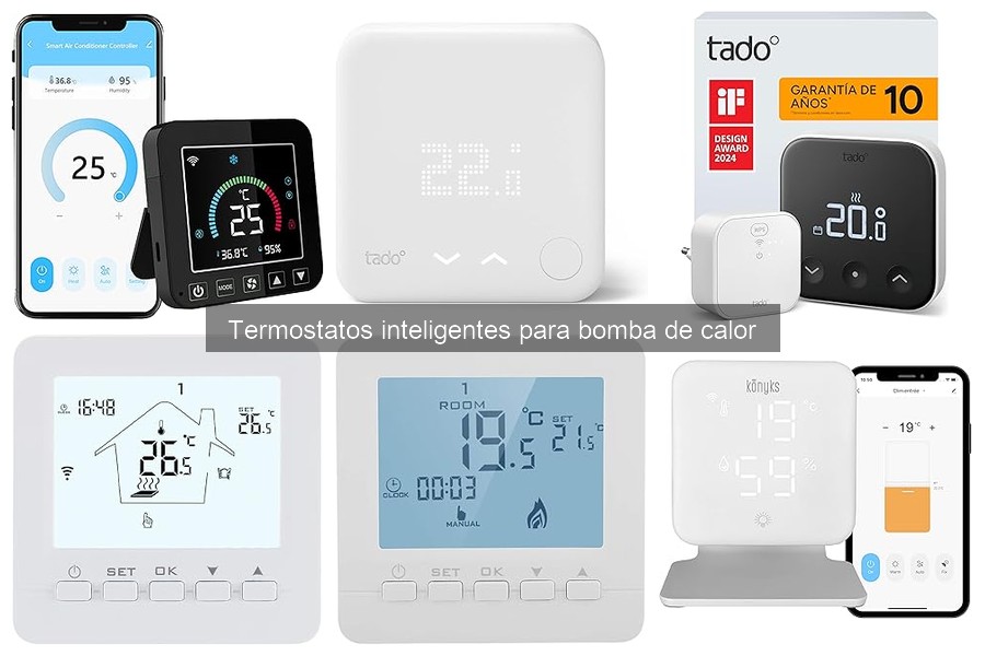 Mejores termostatos inteligentes para bombas de calor en 2023