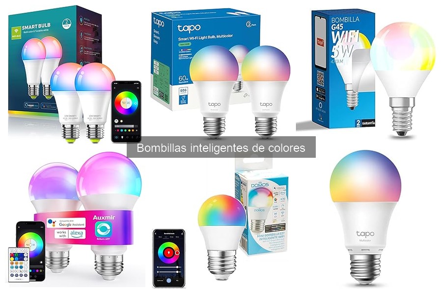 Mejores tiendas para comprar bombillas inteligentes de colores